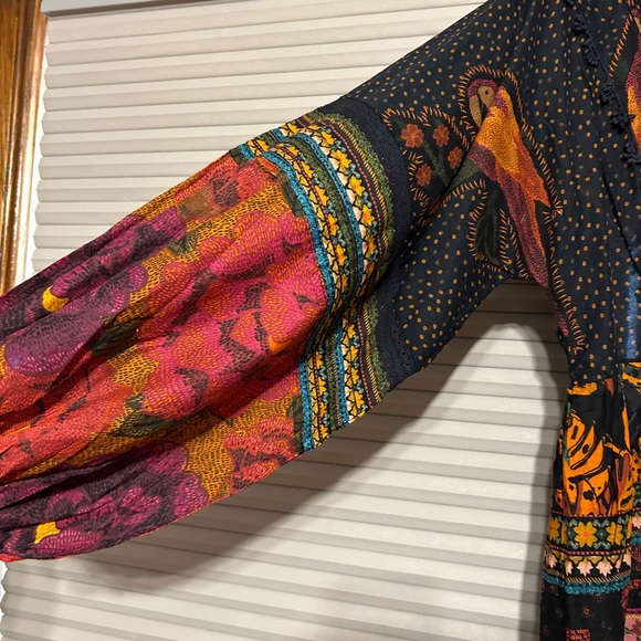 Farm Rio Mixed patchwork mini dress NWT - Picture 5 of 8